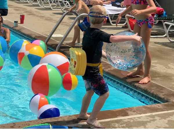 "End of Summer" neighborhood pool party