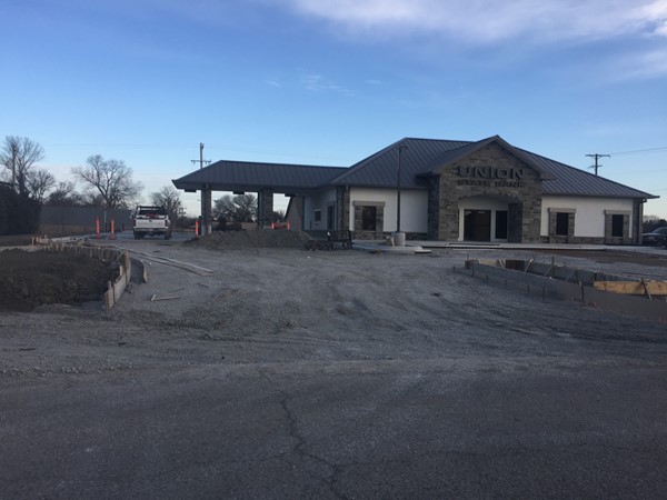 New construction of Union State Bank in Bartlesville 