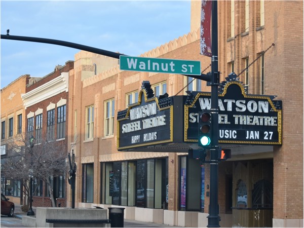 The Stiefel Theatre for the Performing Arts is located in downtown Salina