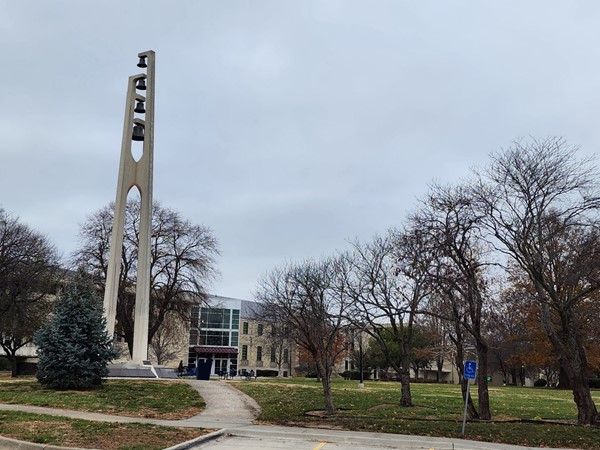 Building and bell tower on Washburn University Campus