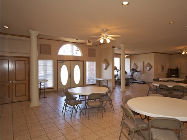 Open meeting spaces for community events, family gatherings, or holiday parties