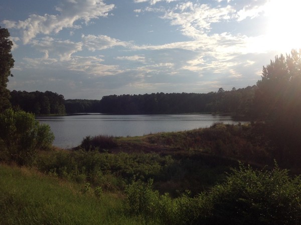 Beautiful Eagle Lake, its supportive dam can be seen in this picture - Indian Lakes Subdivision 