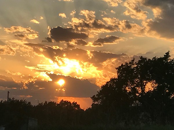 Kansas sunset's are the best
