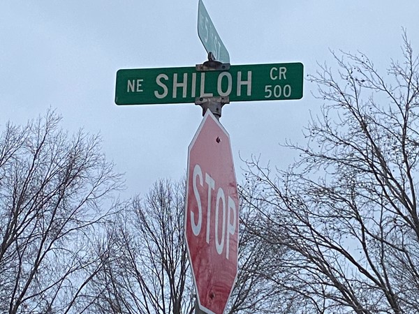 Shiloh Subdivision street sign