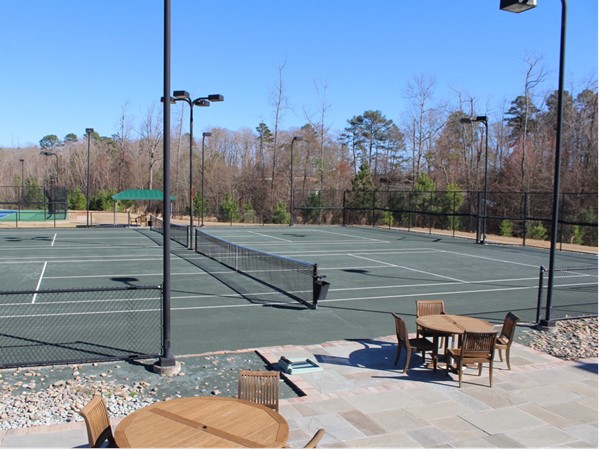The Squire Creek Tennis Club has four Hydro courts for perfect playing conditions in any weather