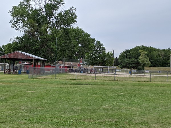 Deerwood Park ball field in Evansdale 