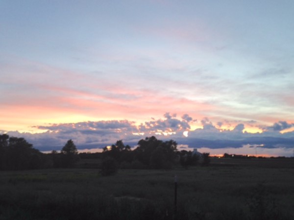 A nice view of the sunset in an area soon to be developed near Kisiwa Village in Hutchinson