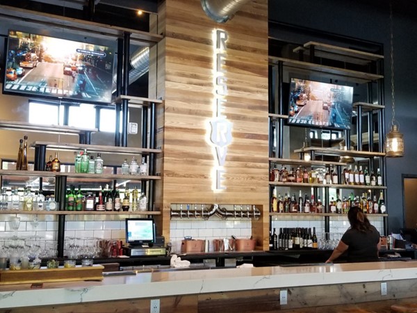 Check out the inside bar at 1932 Reserve Restaurant 