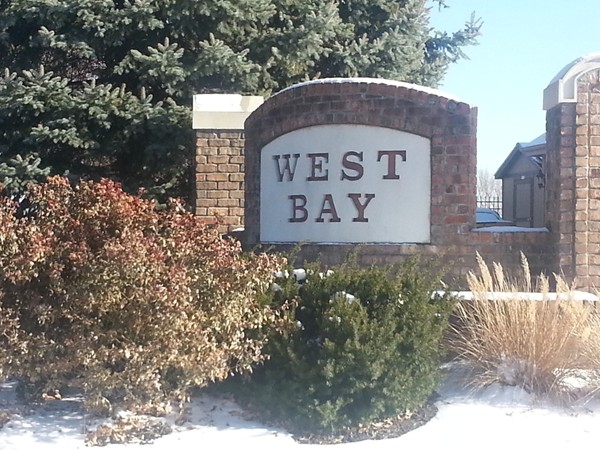The West Bay neighborhood entrance
