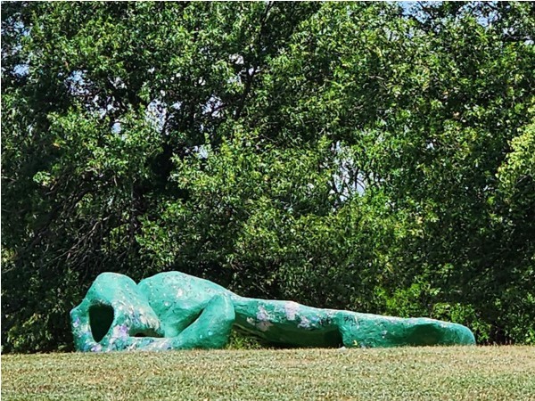 Art sculpture at Jones park 