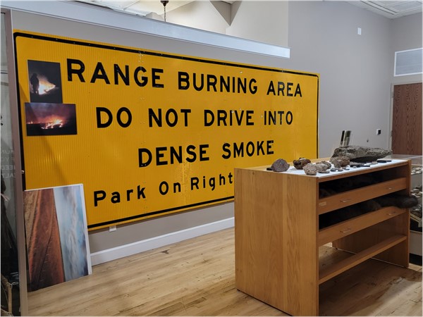 History Center and Museum dense smoke sign