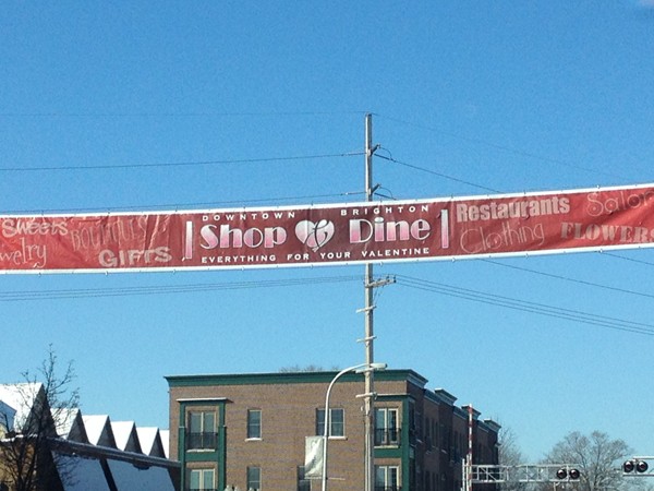 Downtown Brighton has it all....Happy Valentine's Day!