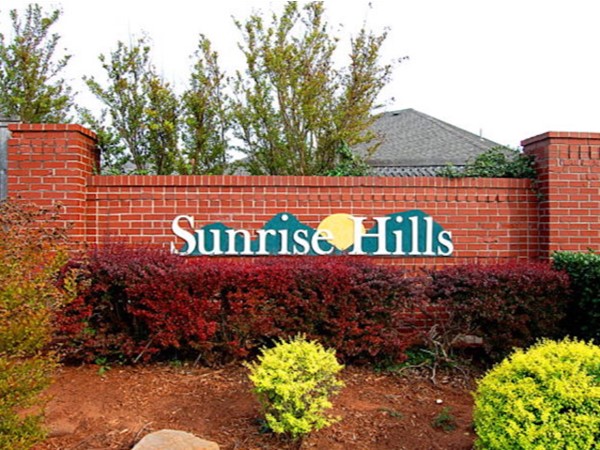 Sunrise Hills entrance