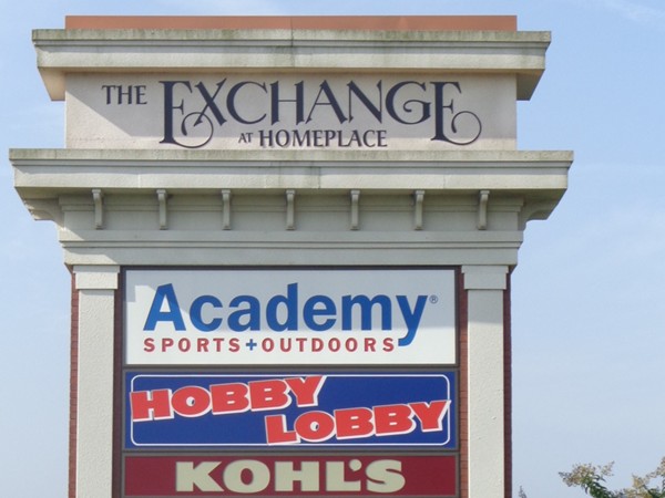 You can shop at The Academy, Hobby Lobby, and Kohl's at The Exchange 