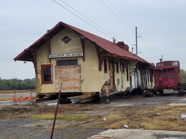 Wagoner County Depot is on the move to a new location - a little history on the move
