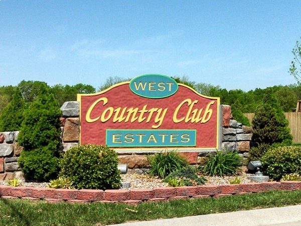 Warm, inviting and prestigious subdivision, West Country Club Estates