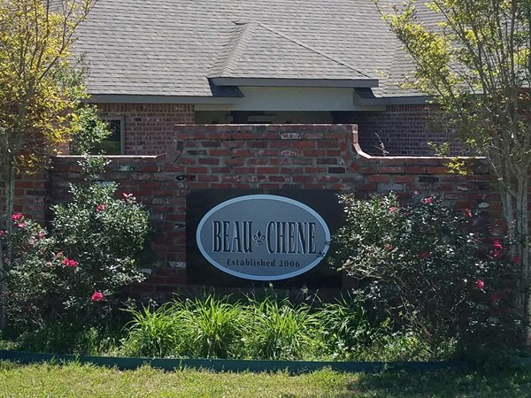Beau Chene features primarily brick and stucco homes