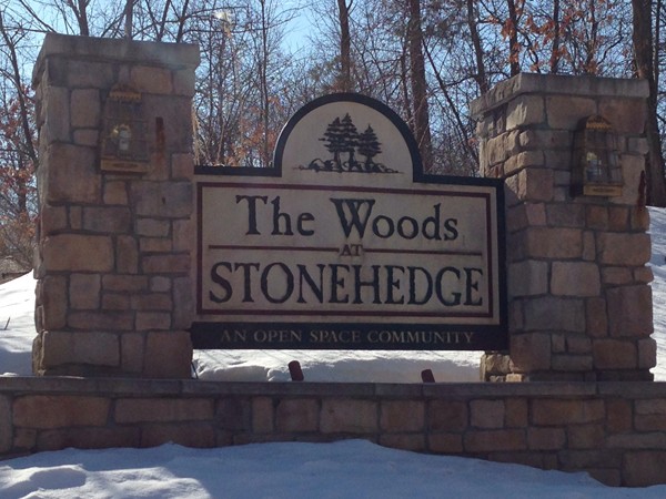 The Woods at Stonehedge is a small neighborhood on the south side of Stonehedge golf course