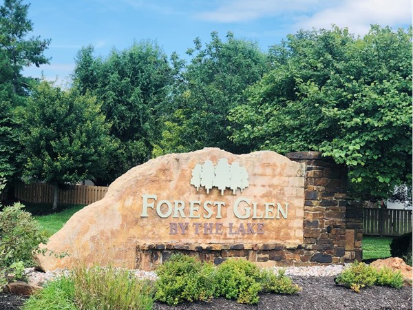 Forest Glen by the Lake community entrance at 138th and Pflumm 