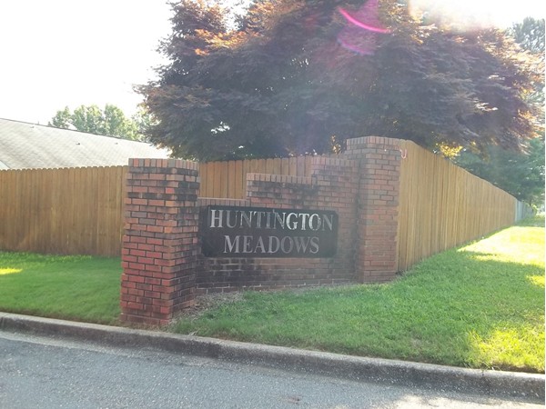 Entrance to Huntington Meadows