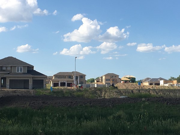 The new construction in Spruce Ridge neighborhood in Elkhorn