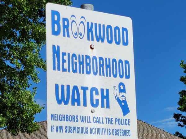 Brookwood Entrance - Neighborhood Watch