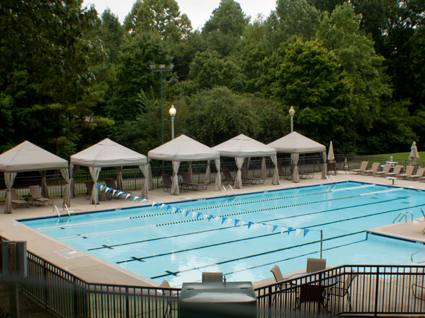 One of two pools at Greystone