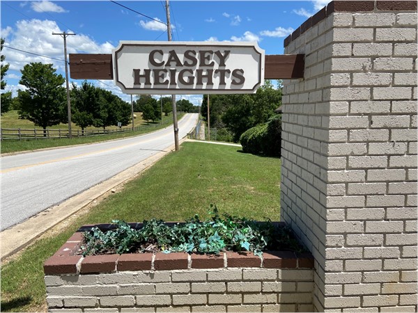 Casey Heights subdivision - Forsyth, MO