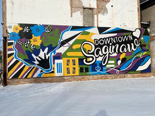 Impressive murals throughout downtown Saginaw