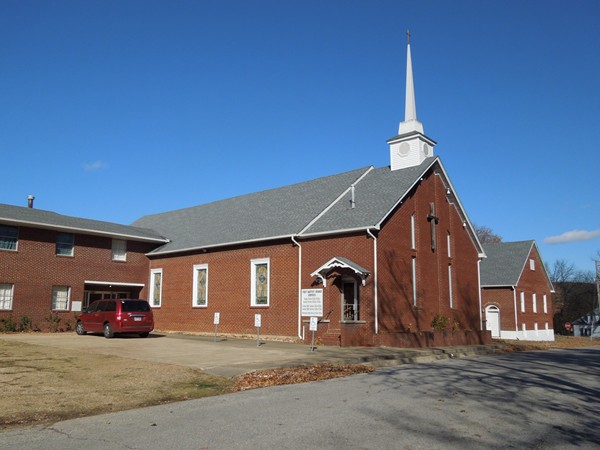 East side of First Baptist Church, Berryville