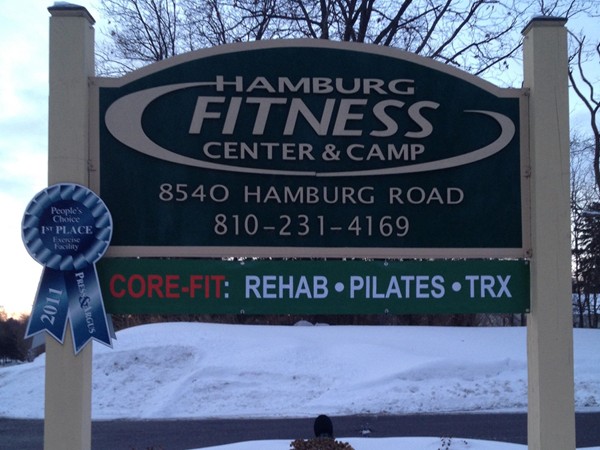 Hamburg Fitness Center is one place that people in this community use for exercise and workouts