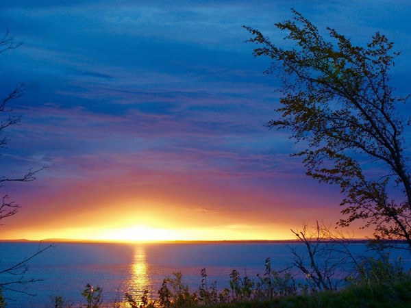 October sunrise on Lake Superior