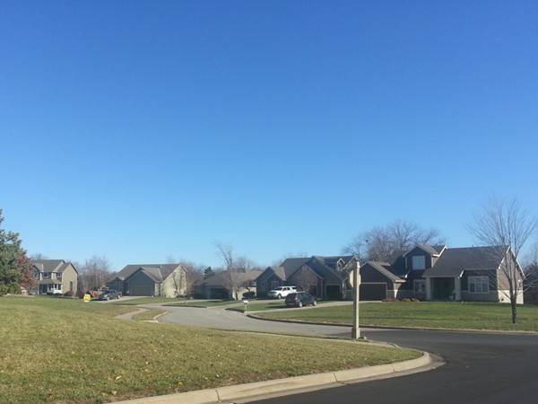 One of the streets in Firetree Estates
