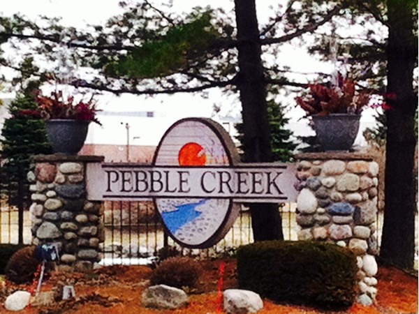 Entrance to Pebble Creek