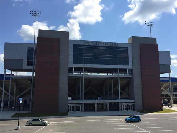 Joe Aillet Stadium is home to the Louisiana Tech Bulldog’s football team 