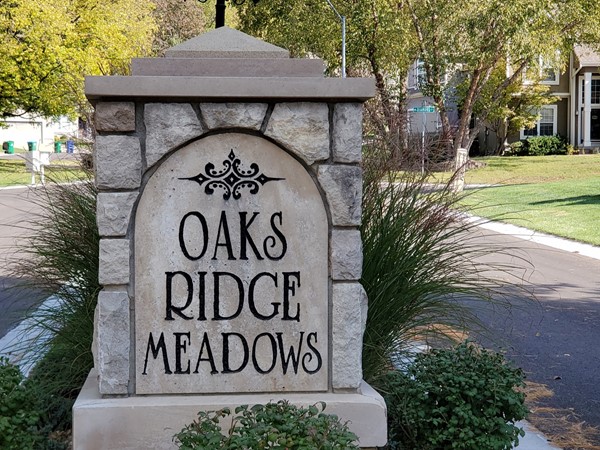 Oak Ridge Meadows is a nice neighborhood