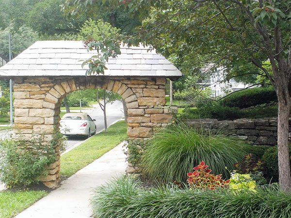 A welcoming entry into Crestwood subdivision.