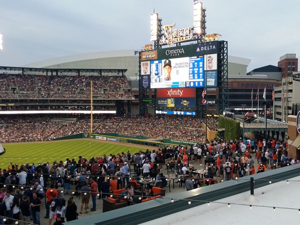 Comerica Park has the 4th largest LED screen out of all MLB Parks