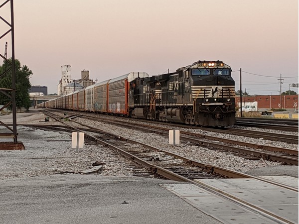 Train yards in North Kansas City