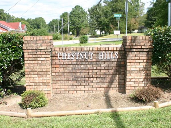 Chestnut Hills Entrance