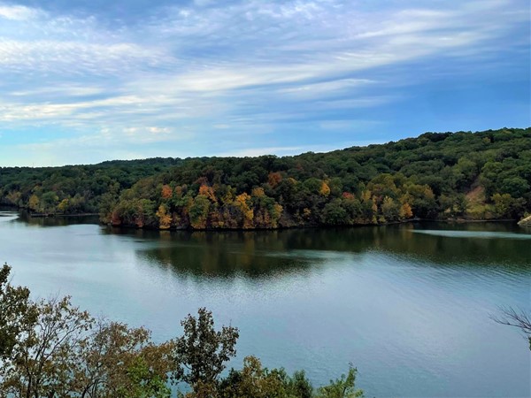 Fall leaves are starting in Lake Ozark