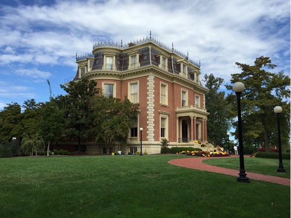 Governor's mansion on a sunny day