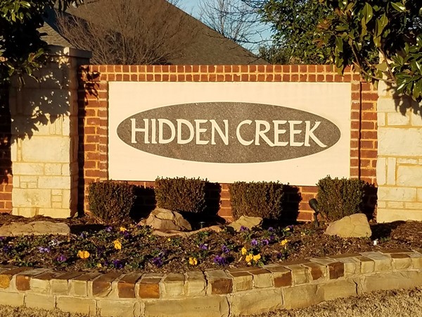 Hidden Creek entrance
