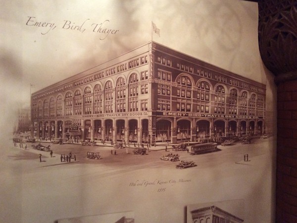 EBT Restaurant was named for Emery, Bird & Thayer - a popular downtown department store 