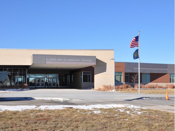 Kloefkorn Elementary School is located in Vintage Heights & is one of Lincoln's newest schools