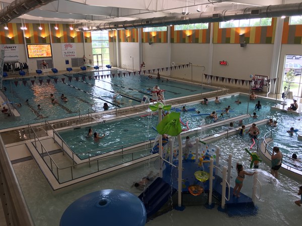 Benton's Riverside Park. The indoor pool is perfect for year round fun