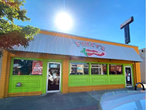 Fuzzy's Taco Shop in Campus Corner