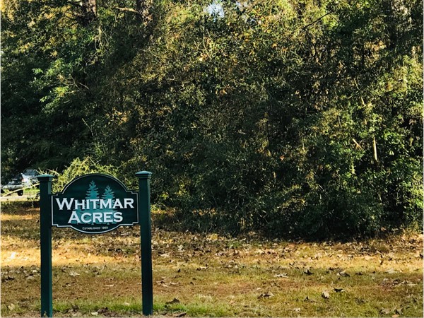 Whitmar Acres subdivision located north of Southeastern Louisiana University
