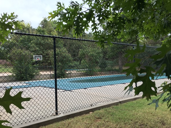 Creek Bend pool and basketball court