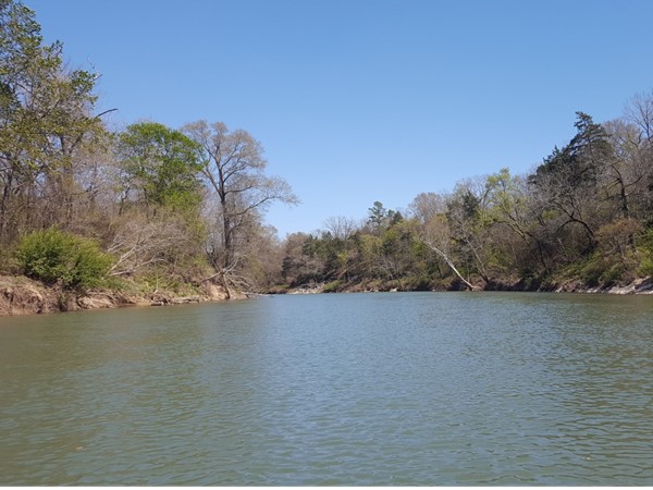 Floating the Ouachita River at Cherry Hill, east of Mena